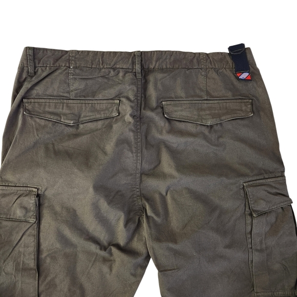 SCOTCH & SODA Pleated Cotton Cargo Pants khaki W36 L32 - Picture 8 of 15